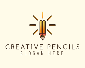 Pencil Light Education logo design