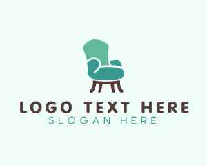 Sofa Chair Furniture logo design