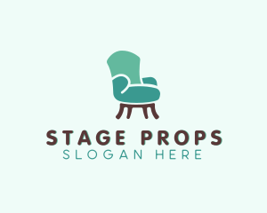 Sofa Chair Furniture logo design