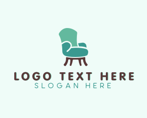 Armchair - Sofa Chair Furniture logo design