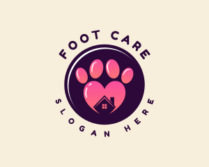 Animal Pet Paw logo design