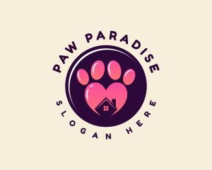 Animal Pet Paw logo design