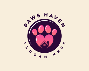 Animal Pet Paw logo design