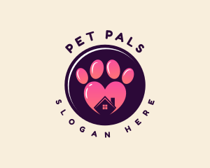 Animal Pet Paw logo design