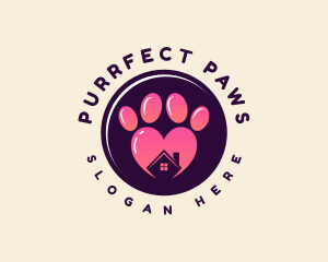 Animal Pet Paw logo design