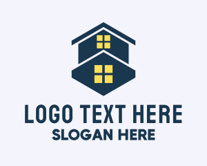Hostel - Residential Home Renovation logo design