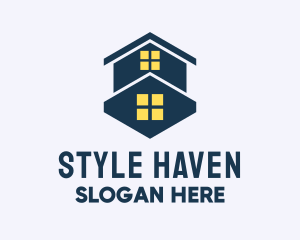 Hostel - Residential Home Renovation logo design