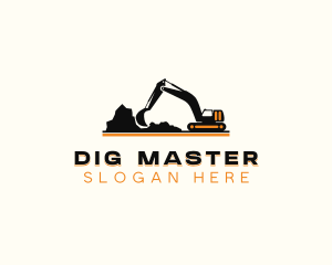 Excavator - Excavator Construction Industrial logo design