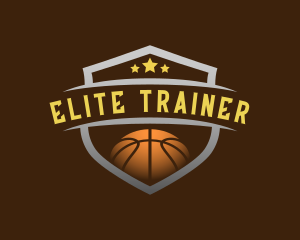 Basketball Game Shield logo design