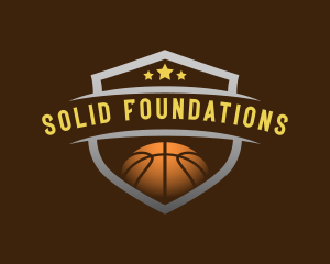 Slam Dunk - Basketball Game Shield logo design