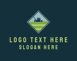 Eco - Lawn Mower Maintenance logo design