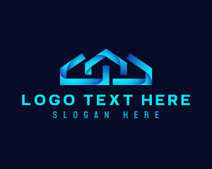 Roof - Roofing Property Developer logo design