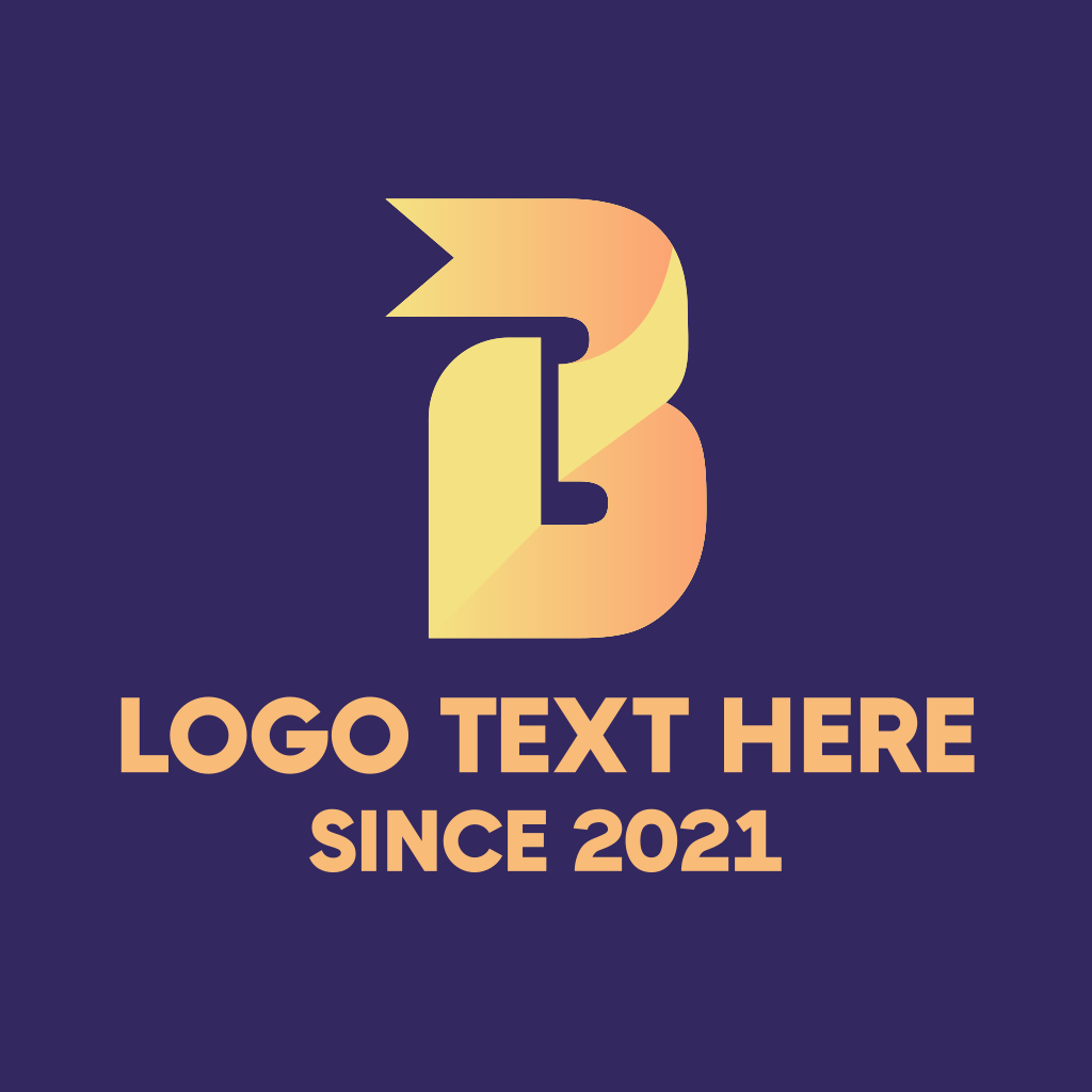 Ribbon Generic Letter B Logo | BrandCrowd Logo Maker