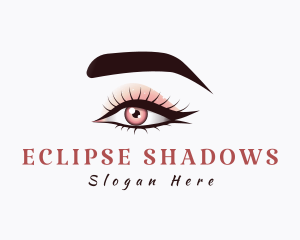 Beauty Shimmer Eye Shadow logo design