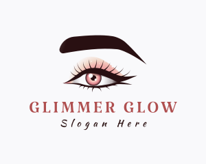 Shimmer - Beauty Shimmer Eye Shadow logo design