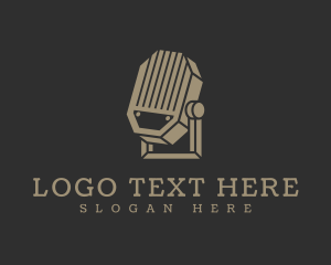 Old Style - Vintage Microphone Podcast logo design