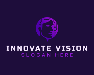 Cyber Human Innovation logo design