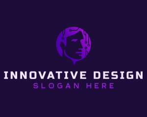 Cyber Human Innovation logo design