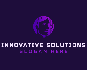 Cyber Human Innovation logo design