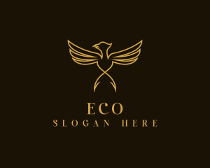 Luxury Wings Bird  Logo