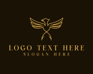 Luxury Wings Bird  Logo