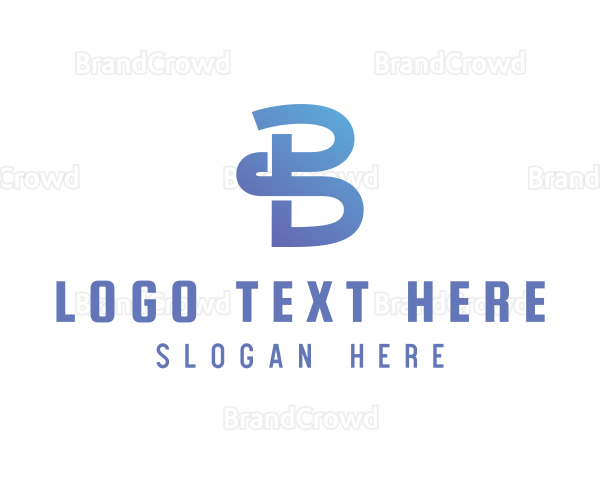 Gradient Generic Letter B Logo