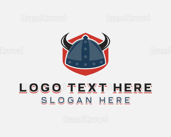 Viking Helmet Armor Logo