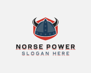 Viking - Viking Helmet Armor logo design