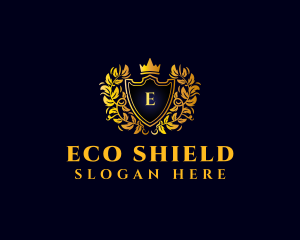 Luxury Crown Shield logo design