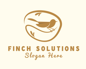 Perched Bird Forest logo design