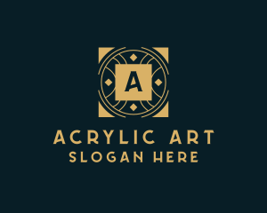 Geometric Art Deco Business logo design