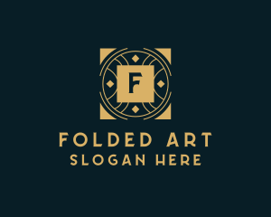 Geometric Art Deco Business logo design