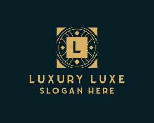 Geometric Art Deco Business logo design