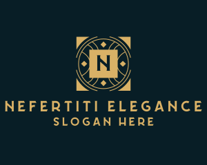 Geometric Art Deco Business logo design