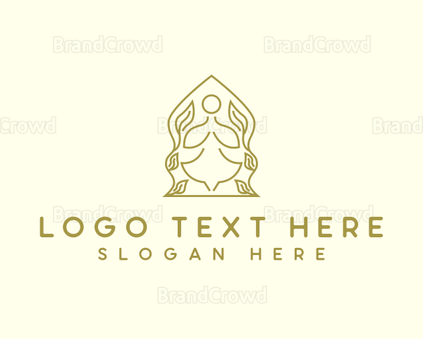 Yoga Wellness Prayer Logo