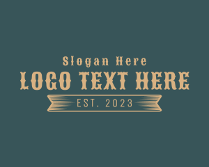 Wild West - Western Country Business logo design