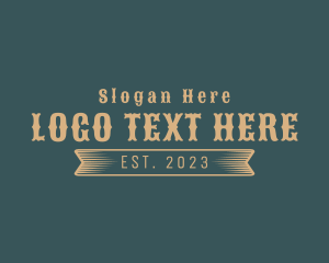 Western - Western Country Business logo design