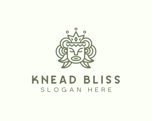 Ancient Mayan King Head logo design