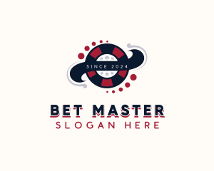Poker Chip Gambling logo design