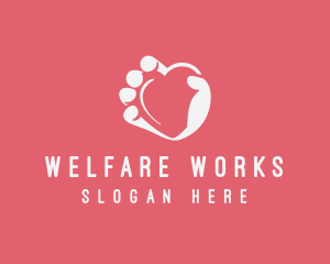 Welfare - Heart Donation Charity logo design