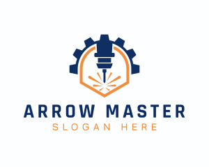Automation - Laser Metalwork Gear logo design