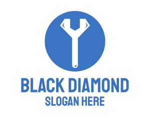 Blue Diamond Wrench logo design