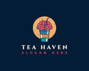 Hot Brain Beverage logo design