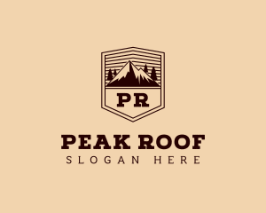 Mountain Peak Outdoor logo design