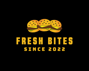 Deli - Cheeseburger Sandwich Snack logo design