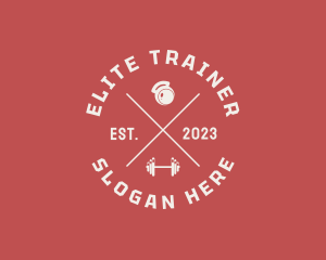 Hipster Gym Fitness logo design