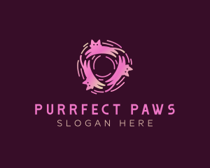 Kitty Cat Vet logo design