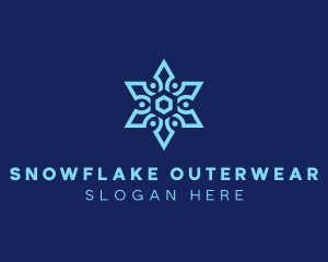 Snowflake Decor Pattern logo design