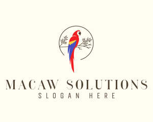 Avian Parrot Branch logo design