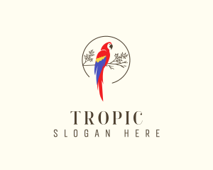 Avian Parrot Branch logo design